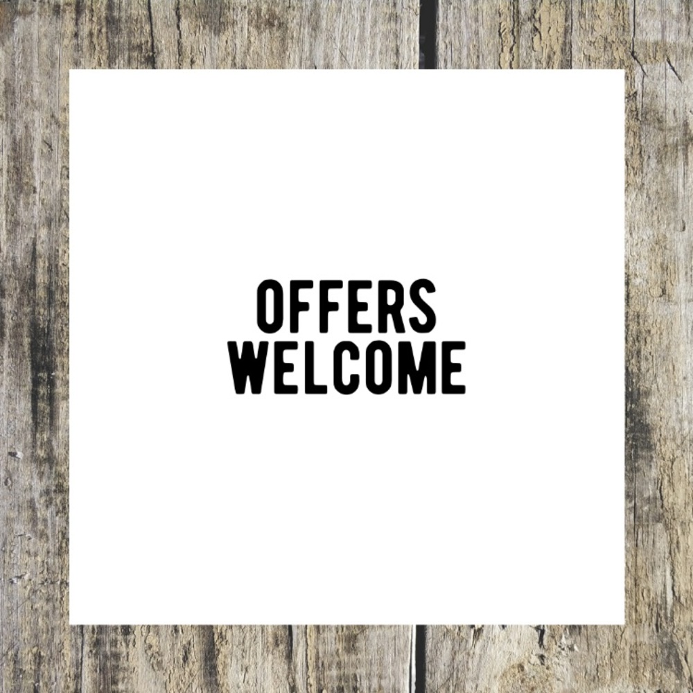 ! Offers Welcome !